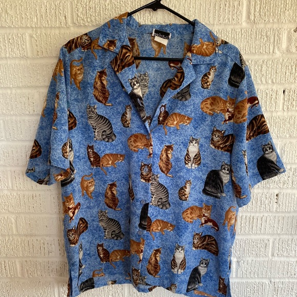 Vintage BonWorth cat shirt - Picture 1 of 3